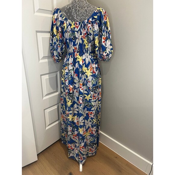 Skies are Blue Meet Me On The Terrace Maxi Dress Floral sz Small - Picture 8 of 10